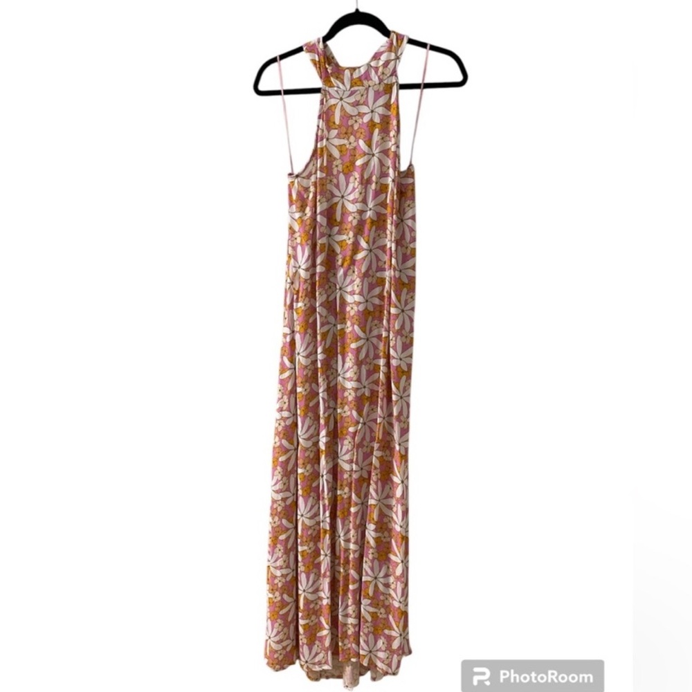 Fighting Eel Ava Sky Daniela Pink Tiare Maxi Dress floral - Picture 3 of 10